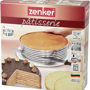 Zenker - Anello tagliatorte regolabile per torte a strati 7701