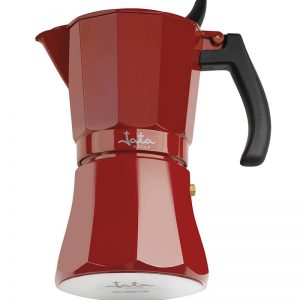 Jata - Caffettiera rossa in alluminio HCAF20xx