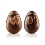 Silikomart – Smiling Eggs stampo in policarbonato per uova di cioccolato