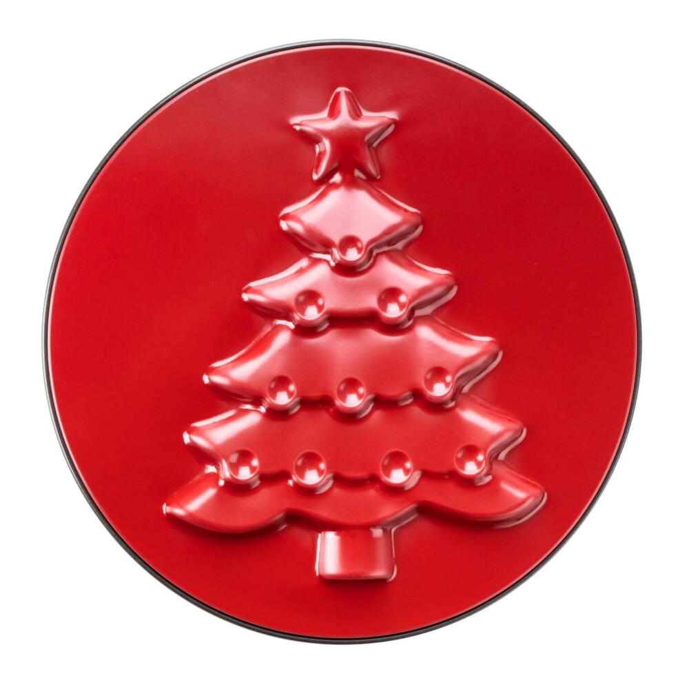 Zenker – Stampo 3D a forma di Albero di Natale in rilievo Ø26cm, Linea Merry Christmas